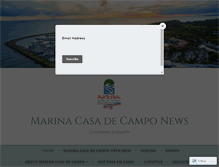 Tablet Screenshot of casadecampomarinanews.com